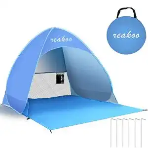 Pop-up-Strandmuschel reakoo Strandmuschel Pop Up, tragbar