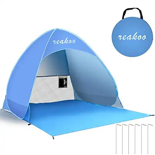 Pop-up-Strandmuschel reakoo Strandmuschel Pop Up, tragbar