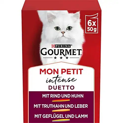 Gourmet-Katzenfutter PURINA GOURMET Mon Petit Duetti, 8er