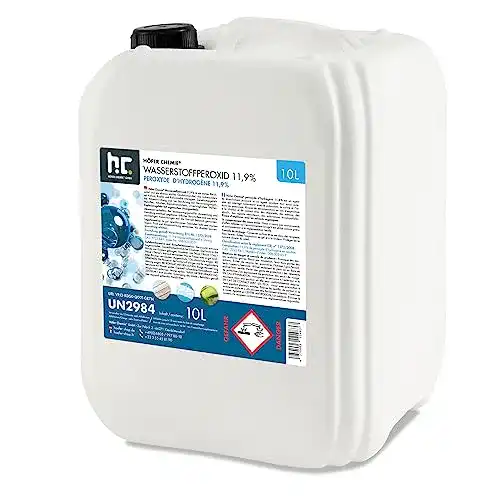Die beste Wasserstoffperoxid (12 Prozent) Höfer Chemie 10 L 2026 Test Bestseller Wasserstoffperoxid (12 Prozent) Höfer Chemie 10 L