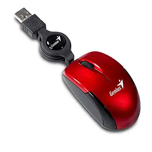 Mini-Maus Genius Micro Travelerruby USB Notebook Maus