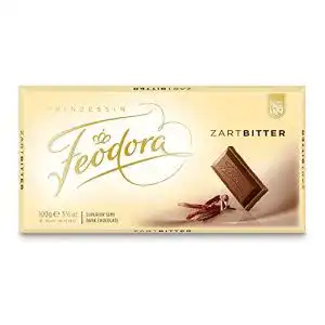 Feodora-Schokolade Feodora Zart-Bitter, 5 x 100 g