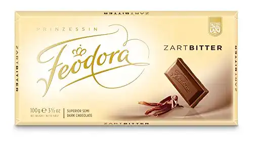 Feodora-Schokolade Feodora Zart-Bitter, 5 x 100 g