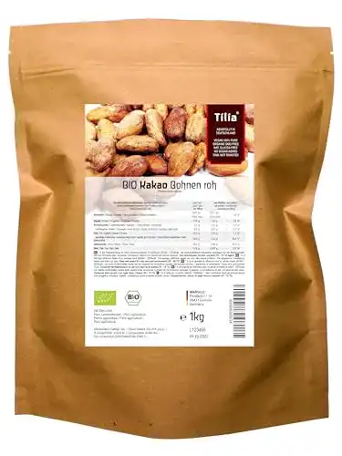 Kakaobohnen naturi.me BIO Kakao Bohnen roh 1 kg