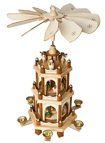 Die beste Weihnachtspyramide Brubaker Holzpyramide Natur 3 Etagen 2026 Test Bestseller Weihnachtspyramide Brubaker Holzpyramide Natur 3 Etagen
