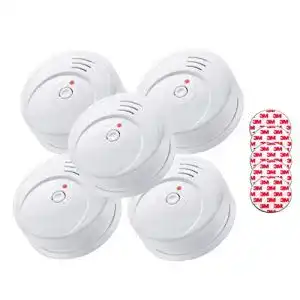 Rauchmelder-Set Jeising GS506 G 5er Set Rauchmelder/Brandmelder