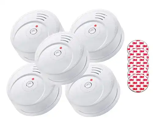 Rauchmelder-Set Jeising GS506 G 5er Set Rauchmelder/Brandmelder