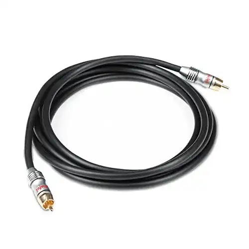 Subwoofer-Kabel Teufel 2,5 m C3525W Schwarz