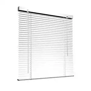 Lamellenvorhang Victoria M. Aluminium Jalousie, 100 x 130 cm, weiß