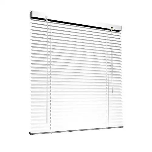 Lamellenvorhang Victoria M. Aluminium Jalousie, 100 x 130 cm, weiß