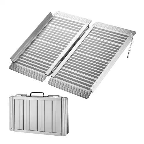 Rollstuhlrampe Wiltec Rollstuhl Rampe Aluminium klappbar