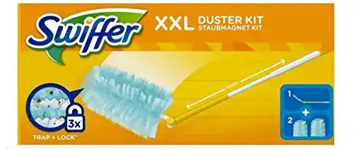 Spinnwebenbesen Swiffer Staubmagnet XXL Starterkit plus 2 Tücher