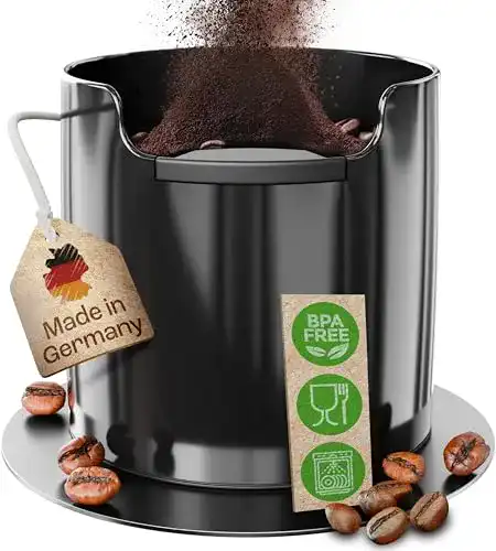 Abklopfbehälter homeffect ® mit verbesserter Handhabung