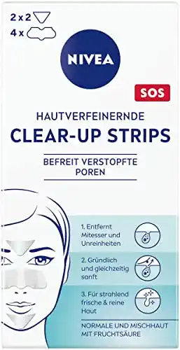Clear-up-Strips NIVEA hautverfeinernde Clear-Up Strips (6 Stück)