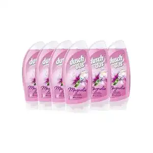 PH-neutrales Duschgel Duschdas Duschgel Magnolie, 6 x 250 ml