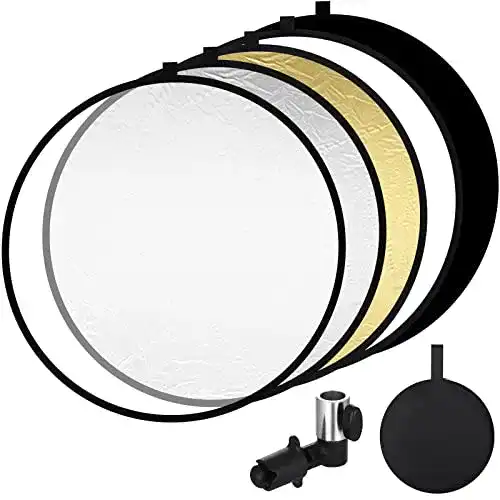 Foto-Reflektor UNIDEAL 5 in 1 Reflektor Fotografie Set, Faltreflektor