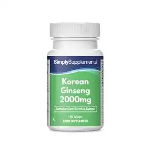 Ginseng-Kapseln Simply Supplements Koreanischer Ginseng