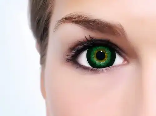 Farbige Kontaktlinsen LENZERA Circle Lenses grüne Babe Green