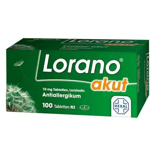 Allergietabletten Hexal Lorano akut Tabletten, 100 St