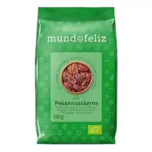 Pekannüsse Mundo Feliz Pekan-Nüsse aus Bio-Anbau, 5 x 100 g