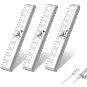 Unterbauleuchte OxyLED Bewegungssensor, 3 Stück, Weiß