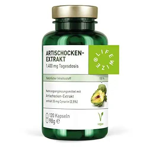 Artischocken-Kapseln LifeWize ® Artischocke Kapseln Hochdosiert