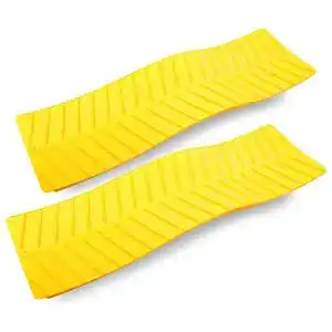 Anfahrhilfe Gripmatte, Anfahrhilfe Set 2 Stück Gelb 740 x 225 mm