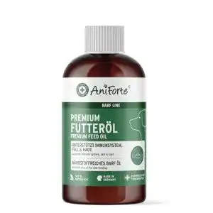 Barf-Öl AniForte Barf Futteröl für Hunde 500ml, kaltgepresst