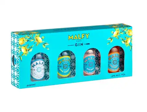 Gin-Tasting-Set Malfy Gin Miniaturen, Premium Gin aus Italien