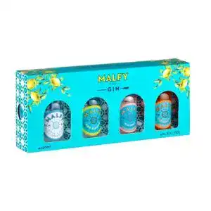 Gin-Set Malfy Gin Miniaturen, Premium Gin aus Italien, Geschenkset