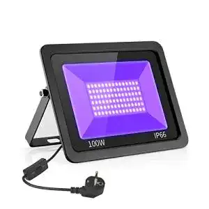 Schwarzlicht-Strahler Eleganted 100W LED, UV Fluter IP66