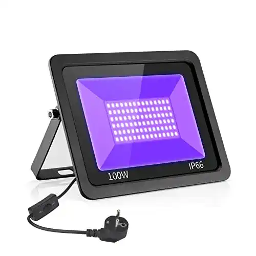Schwarzlicht-Strahler Eleganted 100W LED, UV Fluter IP66