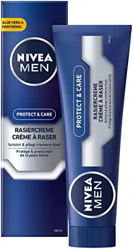 Rasiercreme Nivea Men Protect & Care im 6er Pack (6 x 100 ml)
