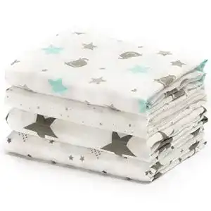 Pucktuch CuddleBug „Sternennacht“ 4 Stück 120 cm x 120 cm
