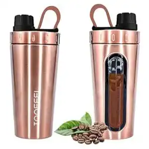 Edelstahl-Shaker TOOFEEL Protein Shaker 530ml Stainless Steel