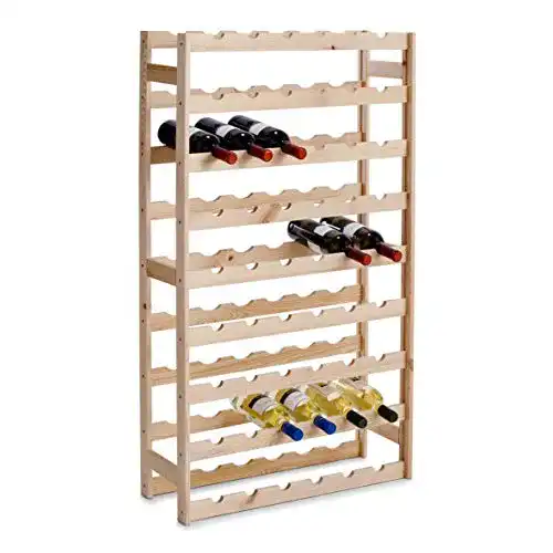 Weinregal Impag Zeller 13165 für 54 Flaschen, Kiefer