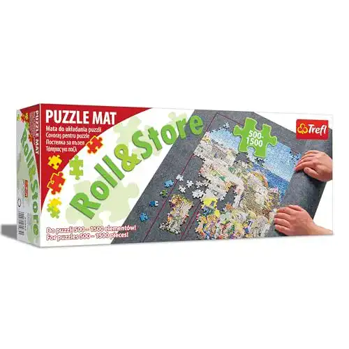 Puzzlerolle Trefl , Matte mit Klettverschluss zum Puzzeln