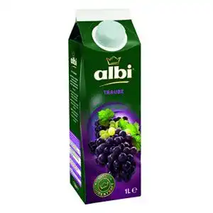 Roter Traubensaft albi Gold Trauben-Saft Rot 100%, 6 x 1 l