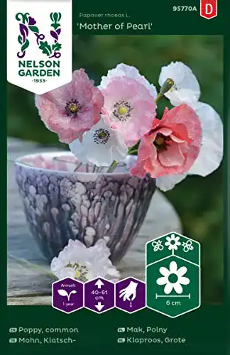 Die beste Klatschmohn-Samen Nelson Garden 1933 Mother of Pearl 2026 Test Bestseller Klatschmohn-Samen Nelson Garden 1933 Mother of Pearl