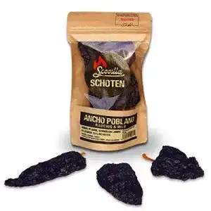 Ancho-Chili Scovilla Ancho Poblanao Schoten, getrocknet, 40g