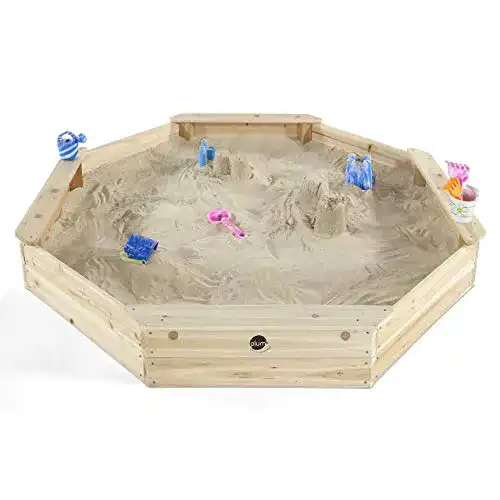 Sandkasten (Holz) Plum Kinder Sandkasten achteckig