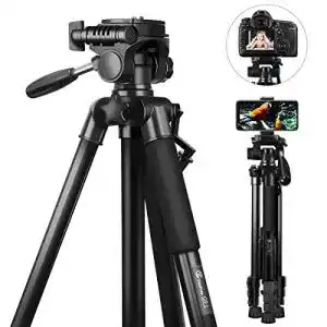 Reisestativ GooFoto 58 Inch Profi Stativ Kamera 6.6lb/3KG Load