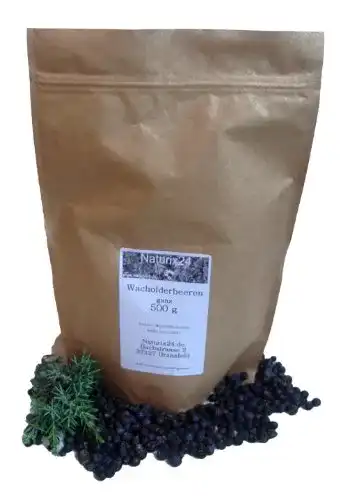 Wacholderbeeren Naturix24, 1.Wahl ganz, 500 g Beutel