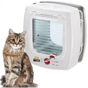 Katzenklappe (Chip) Ferplast 72090011, 4-Wege-Verriegelung