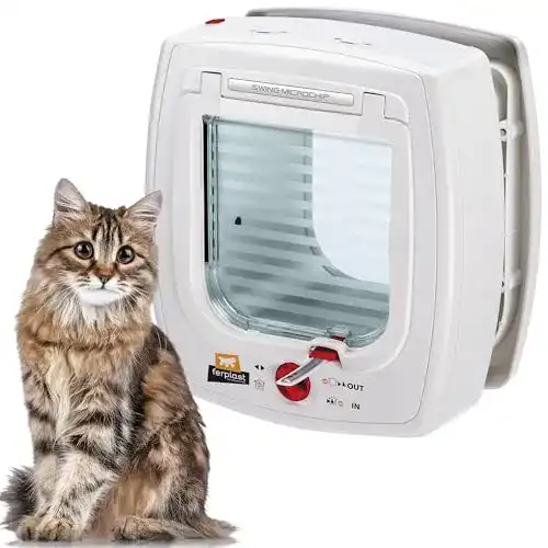 Die beste Katzenklappe (Chip) Ferplast 72090011, 4-Wege-Verriegelung 2026 Test Bestseller Katzenklappe (Chip) Ferplast 72090011, 4-Wege-Verriegelung