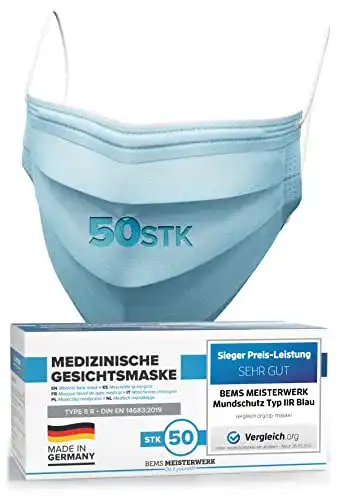OP-Maske BEMS MEISTERWERK 50x Medizinischer OP Masken
