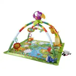 Spielbogen Fisher-Price GXC35, Rainforest Erlebnisdecke, Musik