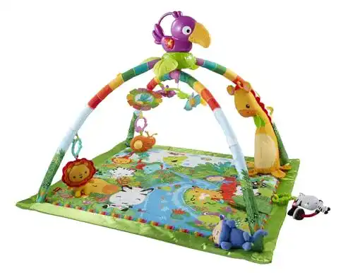 Krabbeldecke mit Spielbogen Fisher-Price GXC35 Rainforest