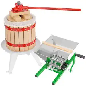 Obstpresse Wiltec 12l inkl Presstuch und Obstmühle 7l