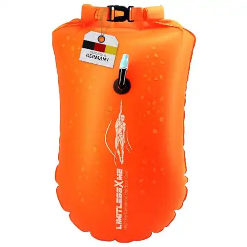 Schwimmboje LimitlessXme & Trockensack — 28l Orange